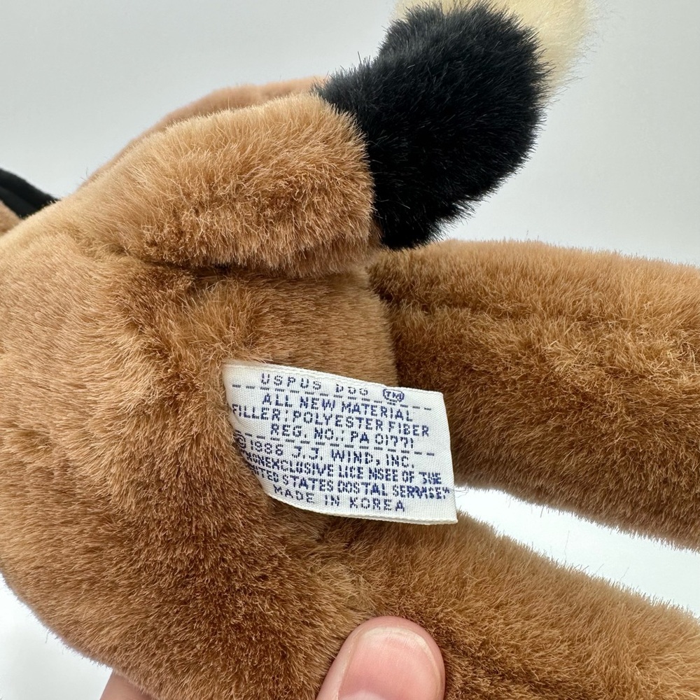 1986 USPUS DOG Plush United States Postal Service Dog Mail Carrier - Picture 3 of 9